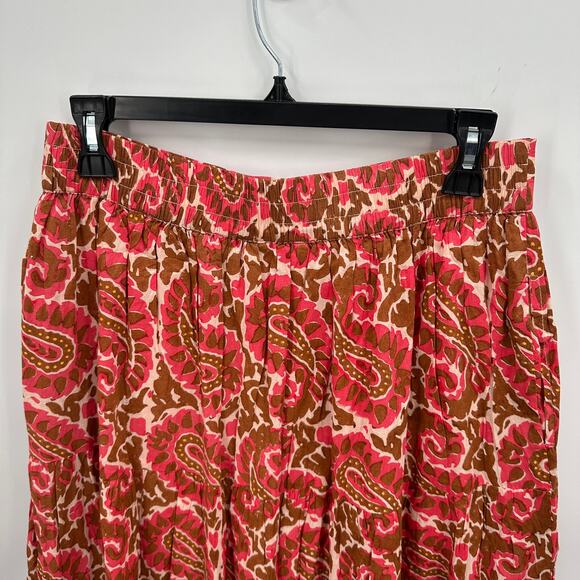CLEOBELLA x Evereve NWT Jacinta Pink Brown Maxi Skirt with Pockets // M - Picture 12 of 14